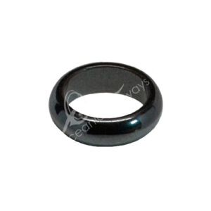 Magnetic Hematite Round Dome Ring
