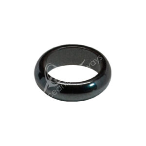 Non-Magnetic Hematite Round Dome Ring
