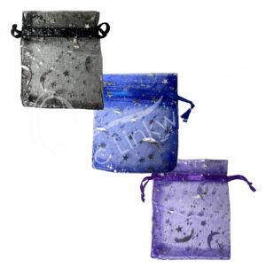 POUCH - ORGANZA PRINTED (SET OF 12) 3 X 4"