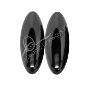 Oval Hematite Magnetic Zinger (Pair)