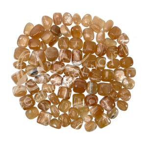 Honey Caramel Calcite Tumbled Stones