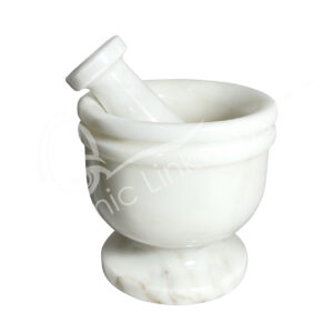 White Marble Mortar & Pestle 2.5"