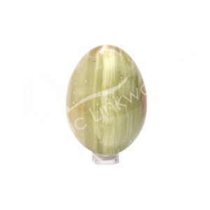 Polished Green Onyx Egg