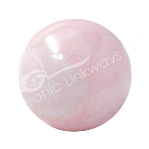 Polished Pink Mangano Calcite Sphere