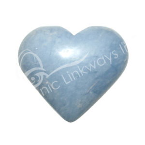 Polished Angelite Heart