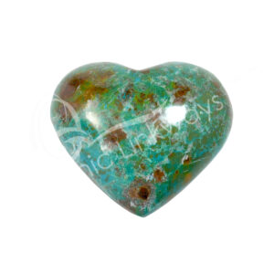 Polished Chrysocolla Heart