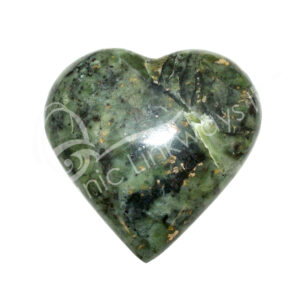 Polished Nephrite Jade Heart