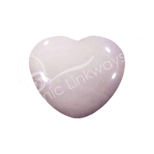 Polished Pink Mangano Calcite Heart