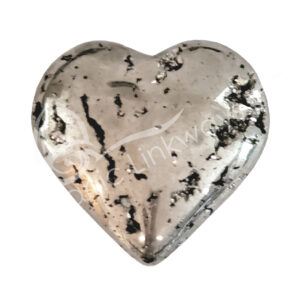 Polished Pyrite Heart