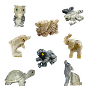 Dolomite Mixed Animals Carving