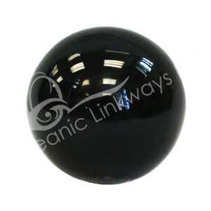 Polished Smooth Black Obsidian Sphere