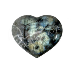 Polished Second Quality Labradorite Heart