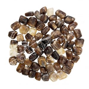 Calcite with Tourmaline Tumbled Stones
