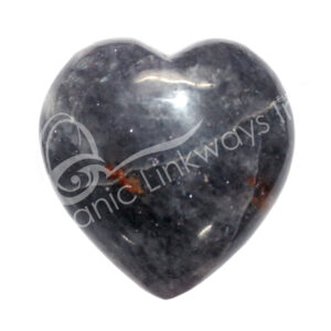 Polished Iolite Heart