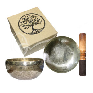 SINGING BOWL - ETCHED TREE OF LIFE 6"DIA.