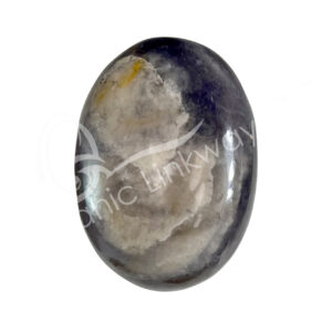 Polished Iolite Palm Stone