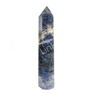 Polished Sodalite 6 Sides Obelisk