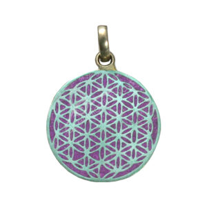 Purple Flower of Life Pendant