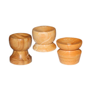 Mixed Shaped of Natural Wood Stand (Set of 3)