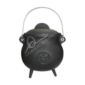 Cauldron Pentacle Cast Iron