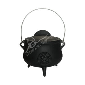 Pentacle Cast Iron Cauldron 5.5"