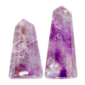 Polished Amethyst Obelisk Six Sides