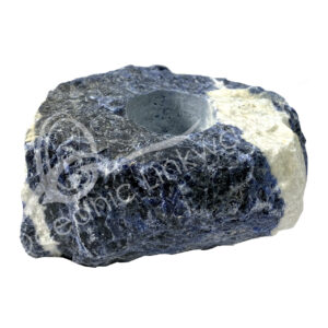 Rough Sodalite A Tealight Holder