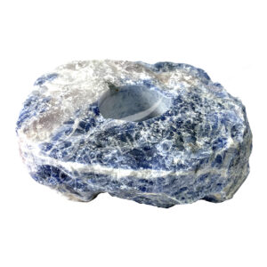 Rough Sodalite B Tealight Holder