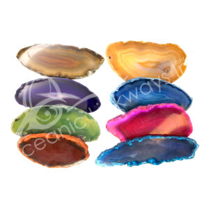 Brazilian Mixed Colors Agate Slice