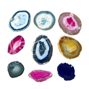 Brazilian Mixed Colors Agate Slice