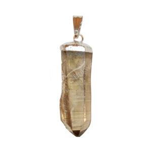 Rough Smoky Quartz Pendant with Cap 1.25-1.75