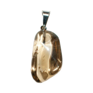 Polished Natural Citrine Tumbled Stone Pendant