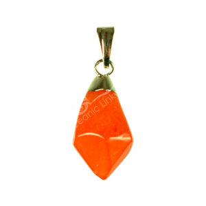 Carnelian Diamond Shape Pendant