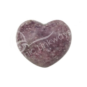 Polished Lepidolite Heart