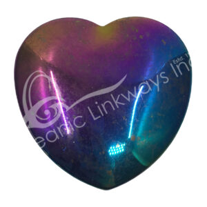 Polished Rainbow Hematite Heart