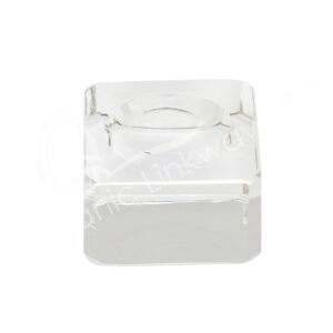 Clear Glass Cube Stand for Sphere