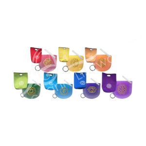 Chakra Frosted Crystal Singing Bowl Tuned (Set of 7)