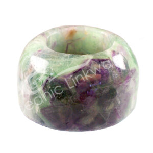 Polished Fluorite Tealight Holder