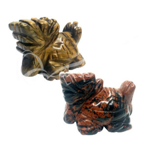 Dragon Head with Turtle Back Carving (Pack of 2)