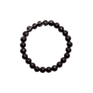BRACELET - ONYX, BLACK (8-8.5 MM) 7.15-7.25"