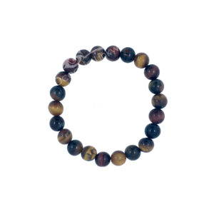BRACELET - TIGER EYE, TRICOLOR (8-8.5 MM) 7.15-7.25"