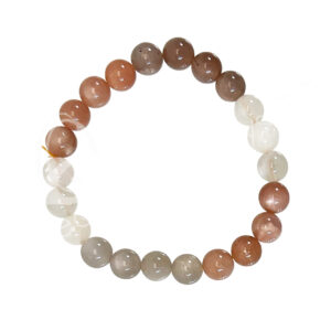 Multi Moonstone Beads Elastic Bracelet