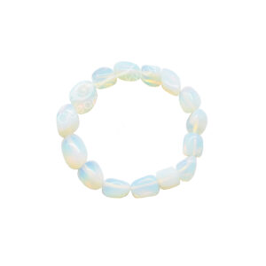 BRACELET - TUMBLED STONES OPALITE (12-15 MM) 7-7.5"