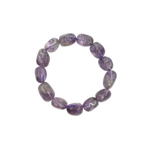 Light Amethyst Tumbled Stones Bracelet