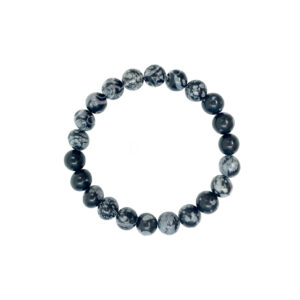 Snowflake Obsidian Bracelet