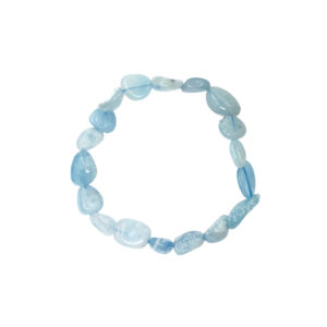 Aquamarine Tumbled Stones Bracelet