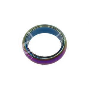 Non-Magnetic Rainbow Hematite Ring