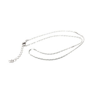 Rhodium Plated Brass Adjustable Chain