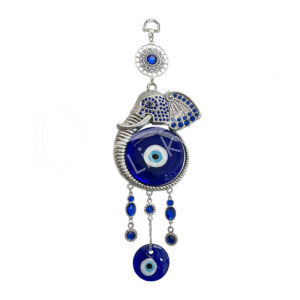 (CLOSE OUT) EVIL EYE HANGING - ELEPHANT HEAD 11-11.5"L