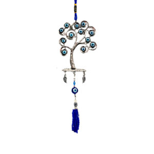 Tree of Life Evil Eye Hanging with Beaded Tassel
